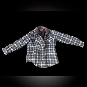 Men's Plaid Performance Jacket - Gray and White